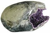 Dark Purple Amethyst Geode - Artigas, Uruguay #152430-3